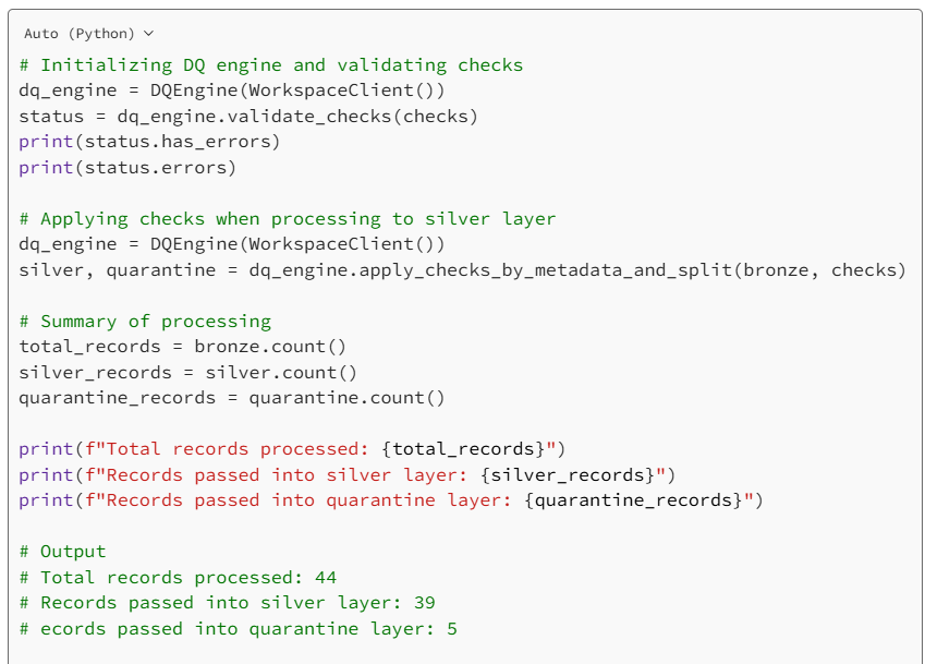 11 - Automated Data Governance,Databricks DQX,Data Quality Validation