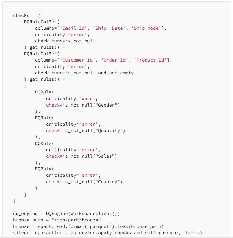 14 - Automated Data Governance,Databricks DQX,Data Quality Validation
