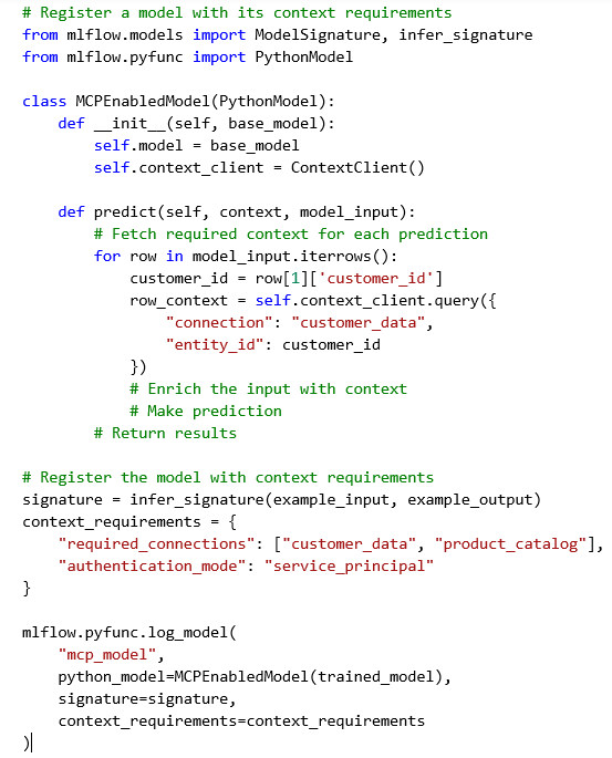 Register MCP enabled Models -
